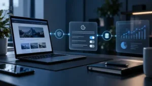 Paneles de consentimiento, privacidad y analítica conectados en un entorno WordPress